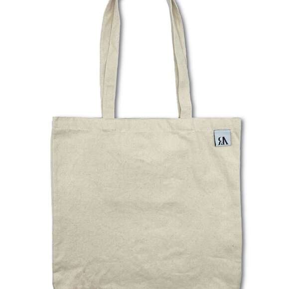 Embroidered Evil Eye / Nazar Tote Bag - Beige - Picture 3 of 5